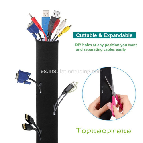 Organizador Manga de cable de alto voltaje de neopreno